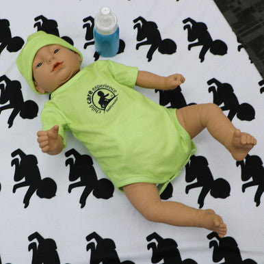 Tummy time mat included in the Child Care Experience Accessory Package