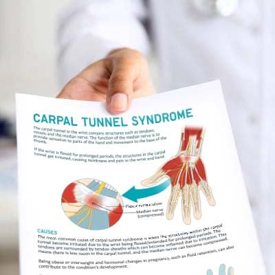 Carpal Tunnel Syndrome Patient Education Handout (Printable PDF)