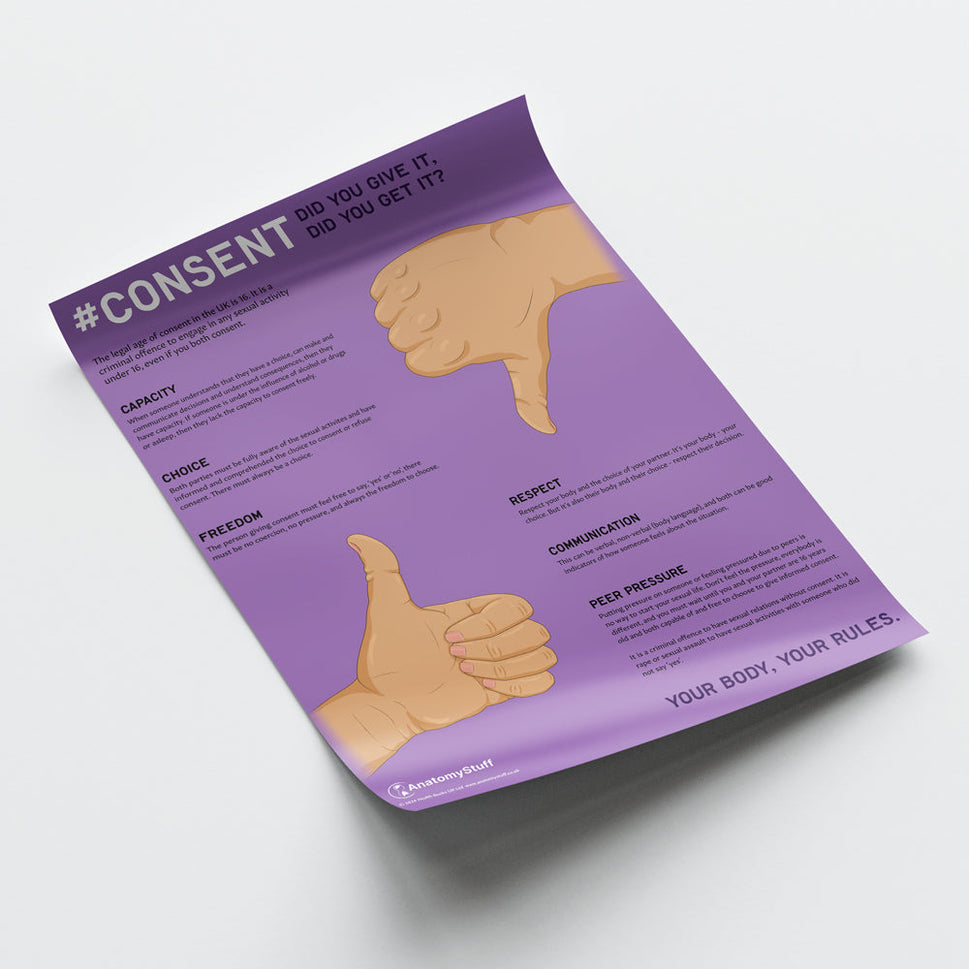 Consent: Did you give it, did you get it? Chart / Poster