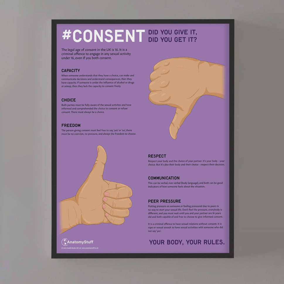 Consent: Did you give it, did you get it? Chart / Poster