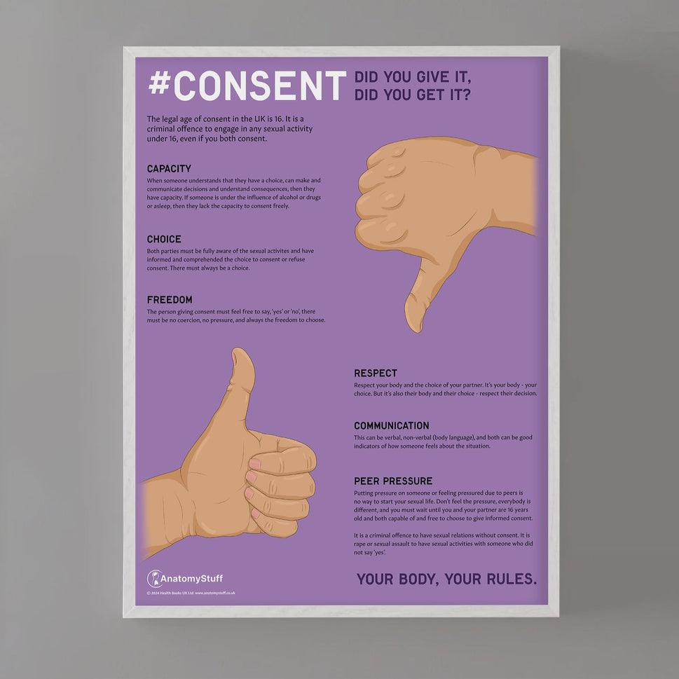 Consent: Did you give it, did you get it? Chart / Poster
