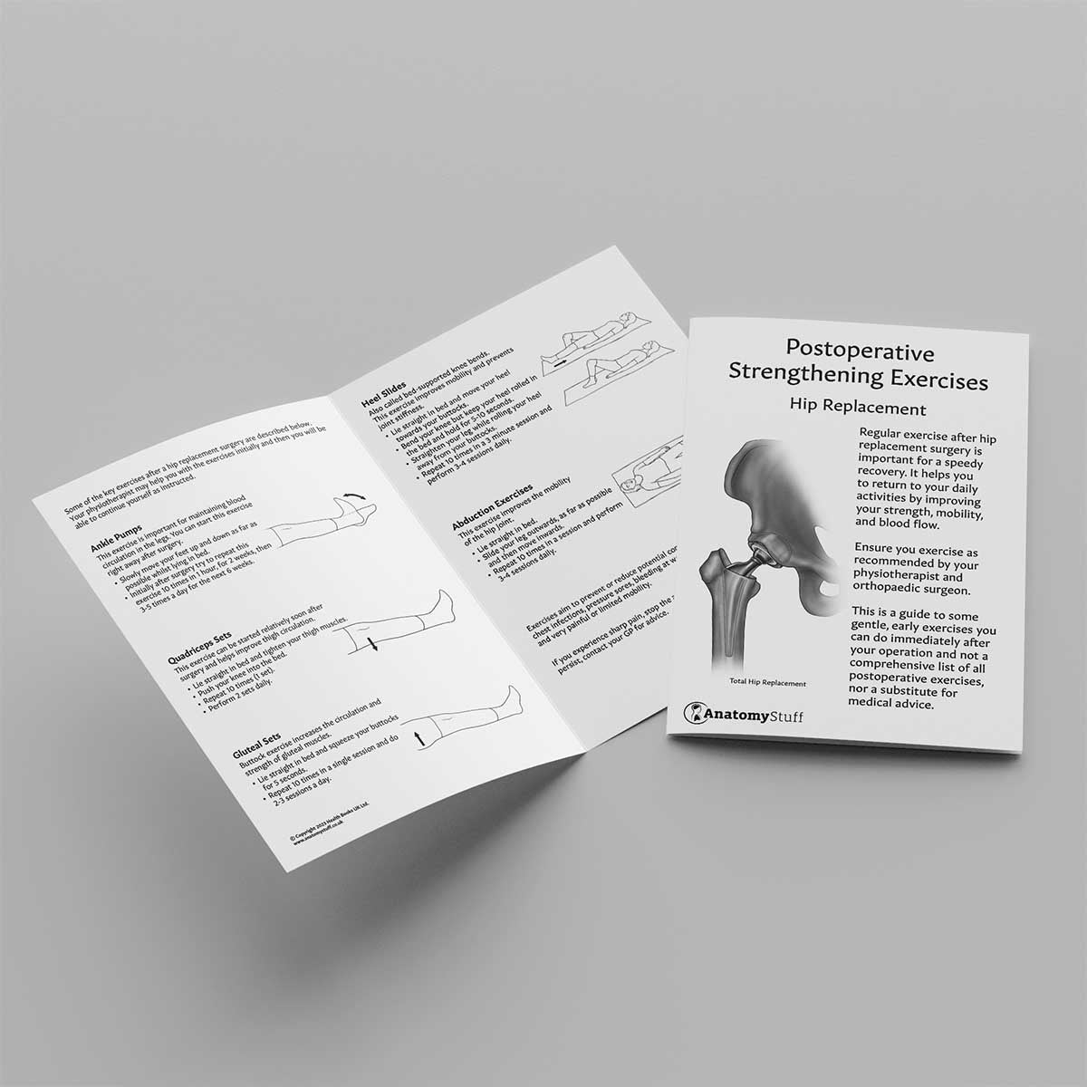 Hip Replacement Exercises Leaflet (Printable PDF)