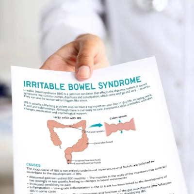 Irritable Bowel Syndrome (IBS) Patient Education Handout (Printable PDF)