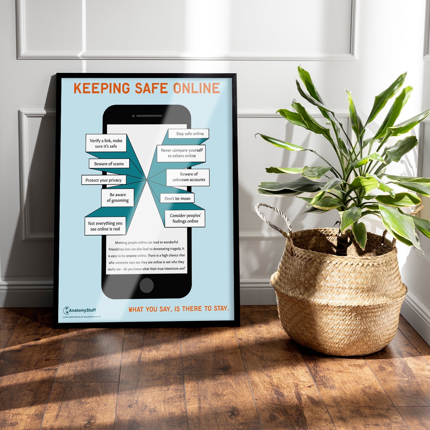 Keeping Safe Online Chart / Poster