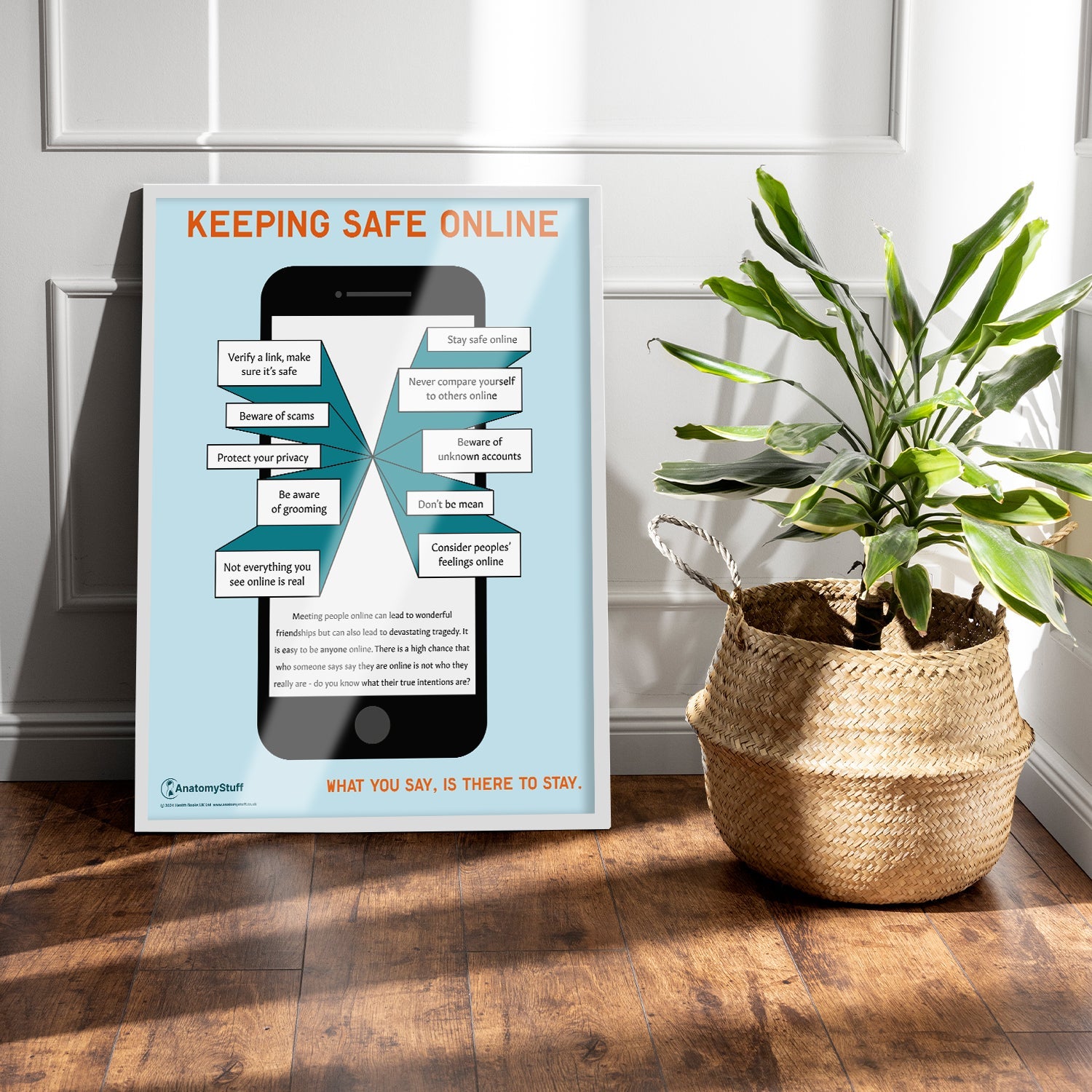 Keeping Safe Online Chart / Poster