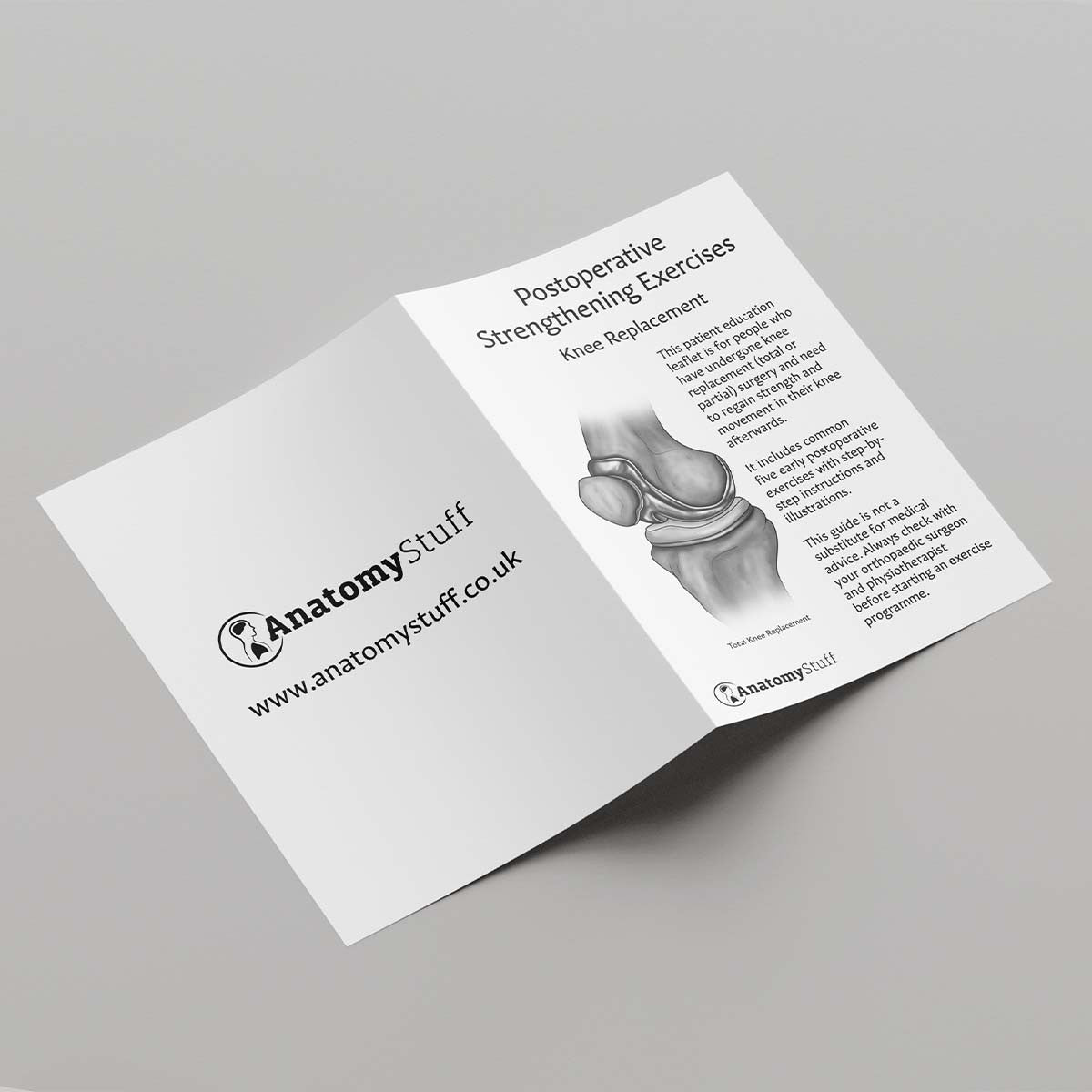 Knee Replacement Exercises Leaflet (Printable PDF)