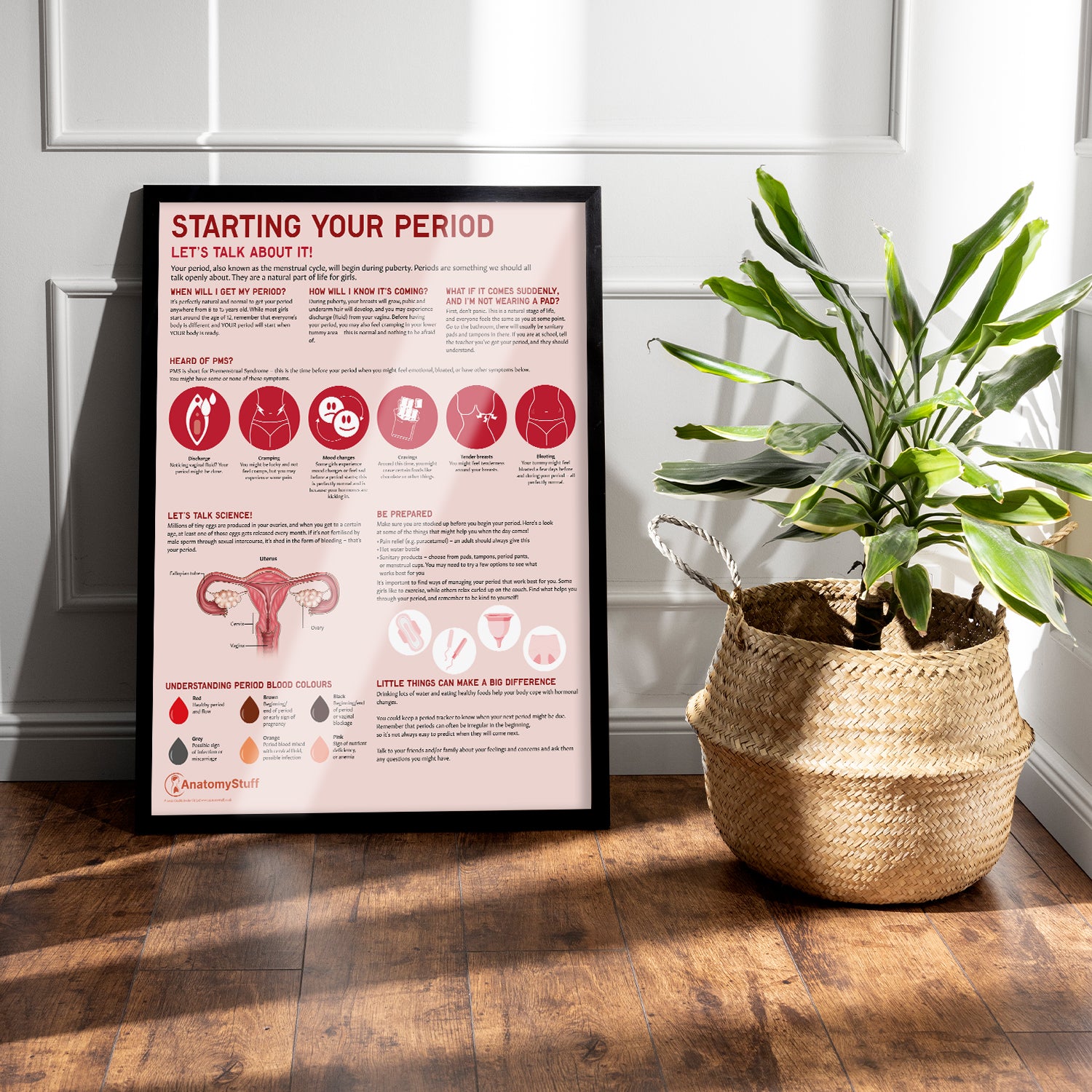 Starting Your Period Chart / Poster