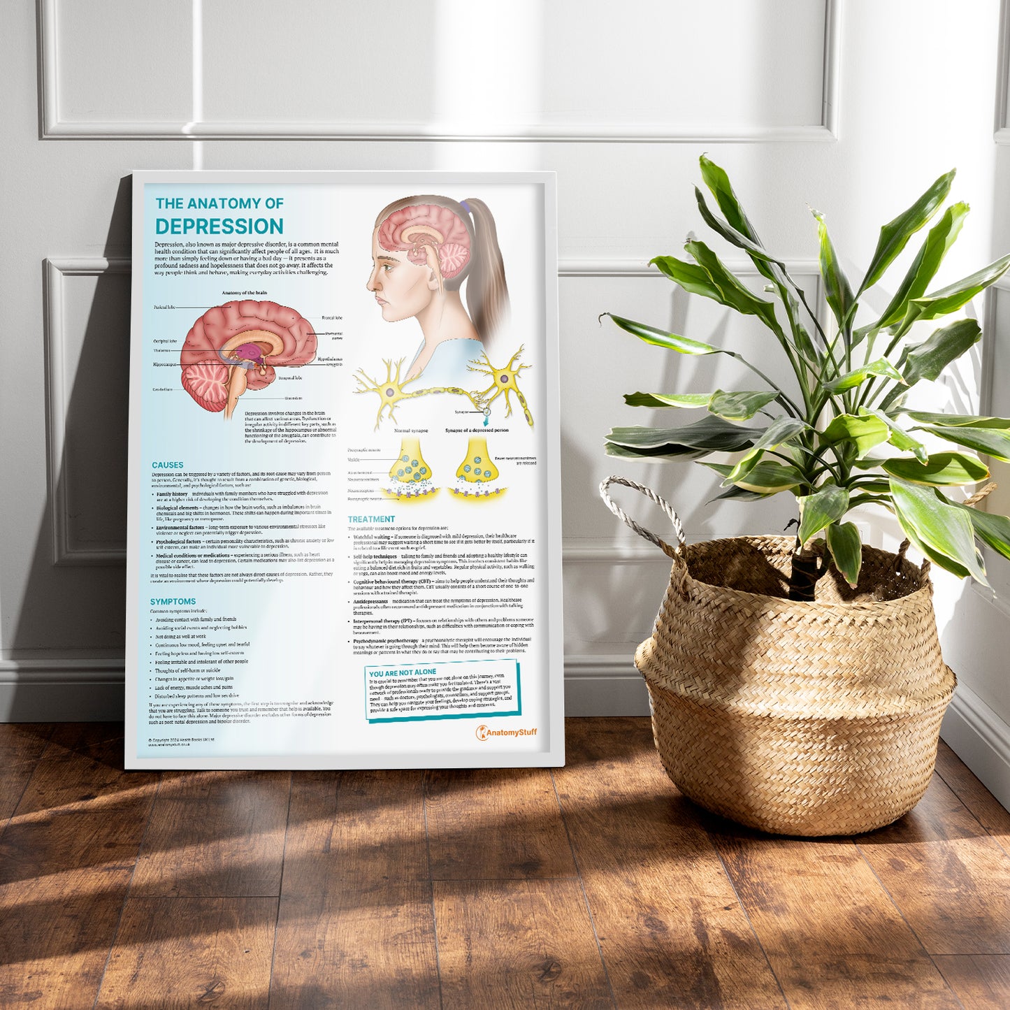 The Anatomy of Depression Chart / Poster