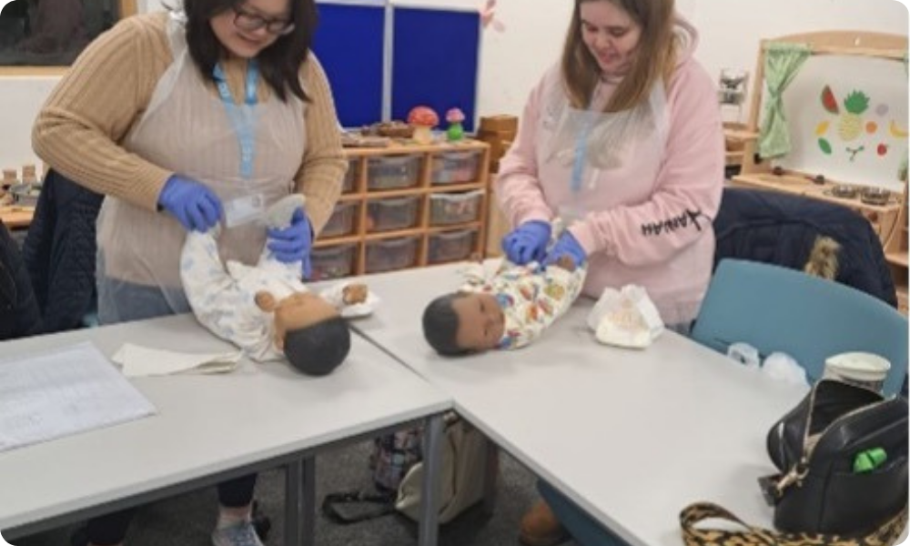 How South Hampshire College Group Uses the RealCare Baby Programme
