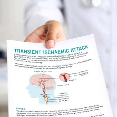 Transient Ischaemic Attack Patient Education Handout (Printable PDF)
